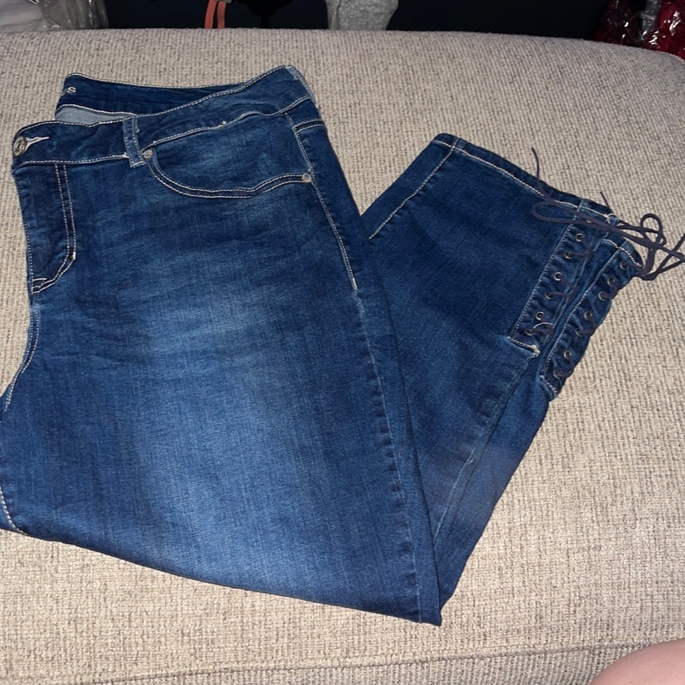Denim jeggings